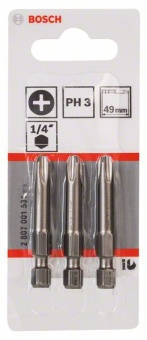 Насадка-бита Extra Hart PH 3, 49 mm 2607001531